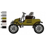 Classic Cars 06 Embroidery Design
